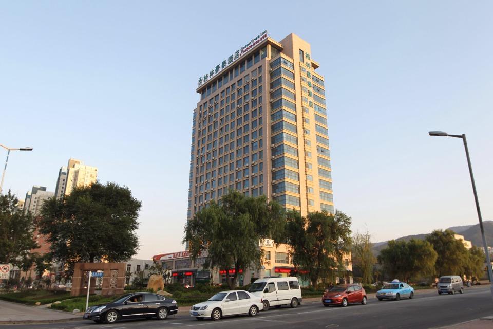 Greentree Inn Shandong Weihai Shichang Avenue Business Hotel Exterior foto